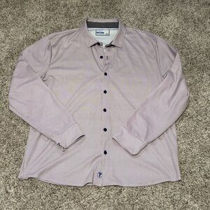 Twillory Shirt Athleisure Performance Button Up Long Sleeve Multicolor 2XL